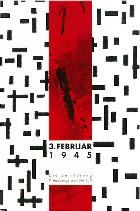 Cover des Begleitbuchs zur Ausstellung "3. Februar 1945. Die Zerstörung Kreuzbergs aus der Luft"