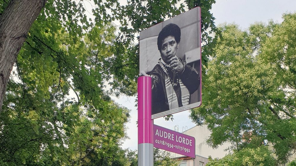 Gedenktafel für Audre Lorde