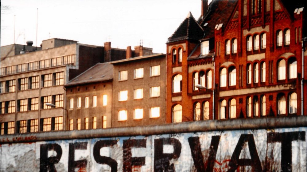 Bild von der Berliner Mauer Foto: Stiftung Berliner Mauer 